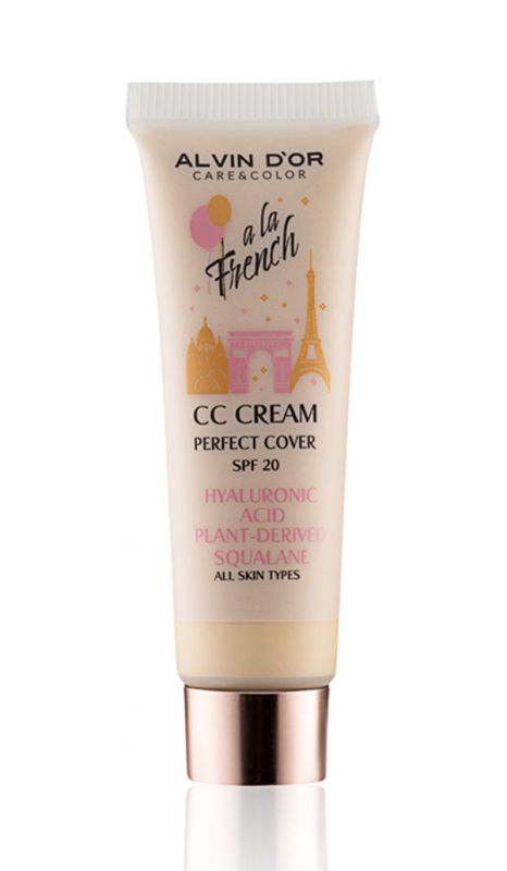 Alvin D`or A LA FRENCH ALF-02MINI Tinted CC Face Cream SPF 20 tone 01 Light 10ml